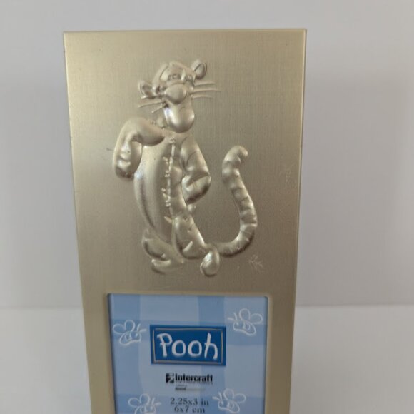 Disney Winnie the Pooh Tigger Silver Metal 3D Picture Frame - Picture 2 of 6